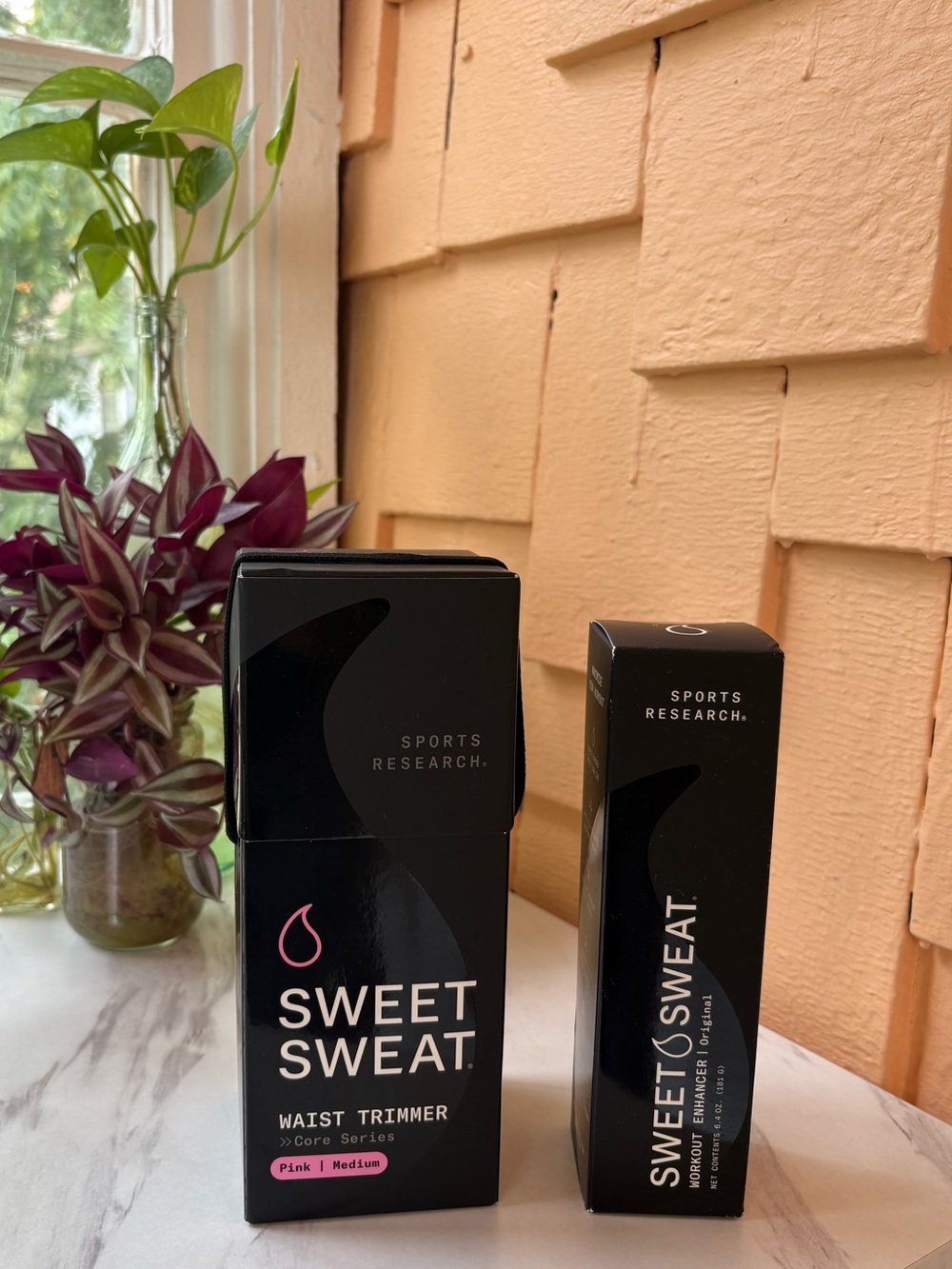 Sweet Sweat Gel (6.4oz) + Waist Trimmer (Medium) Bundle